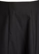 Short A-line skirt, Black, Packshot image number 2