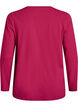 Basic jersey top with long sleeves, Pink, Packshot image number 1