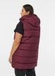 Long vest with hood and pockets, Red, Model image number 2