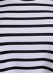 Striped T-shirt in organic cotton, Black, Packshot image number 2