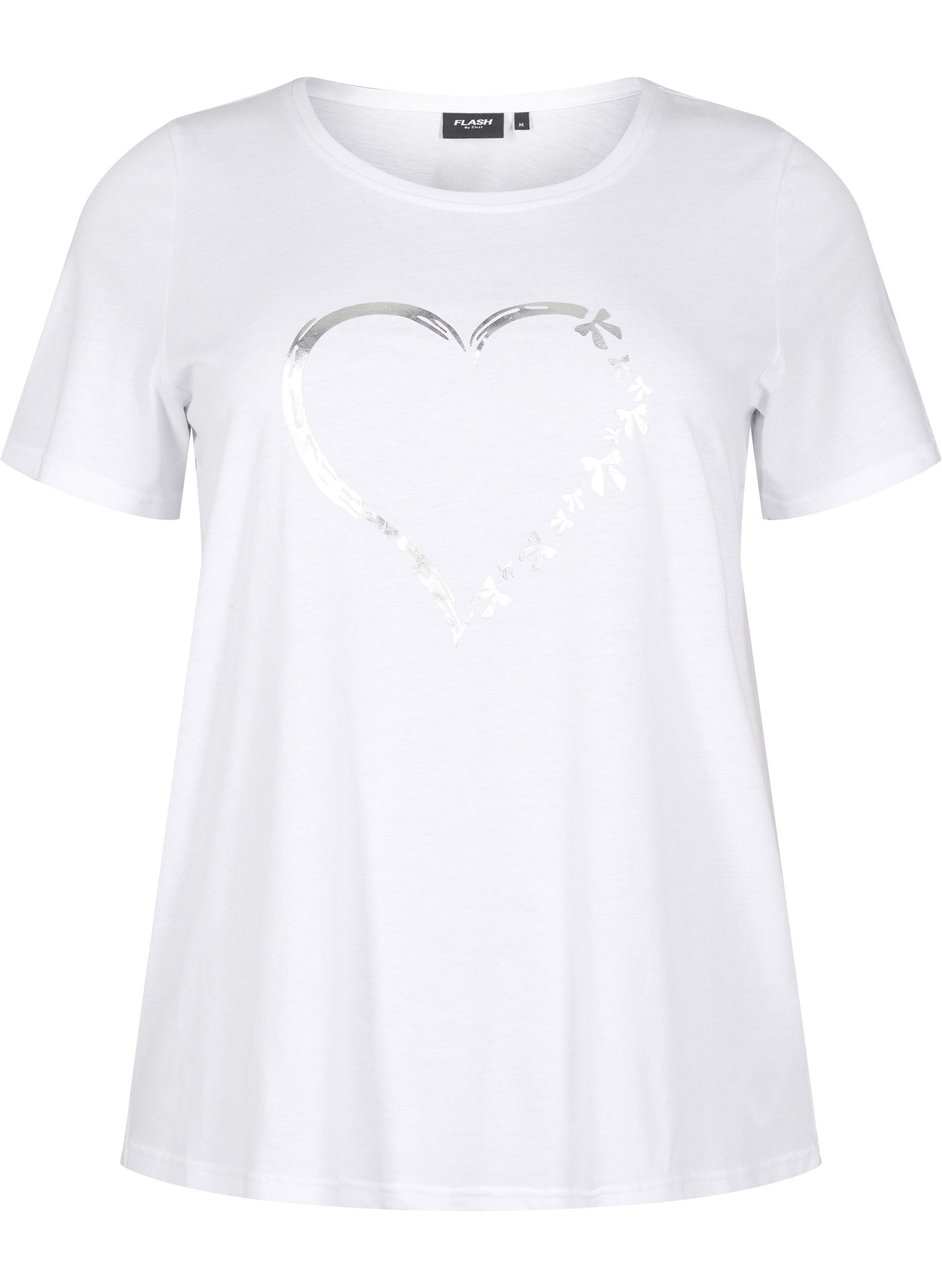 Zizzifashion FLASH - T-shirt with motif, White, Packshot image number 0
