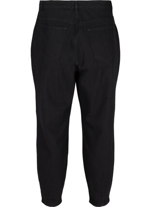 Slouchy fit cotton jeans, Black , Packshot image number 1