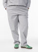 Sweat pants with high waist and glitter thread, Grey, Model image number 2