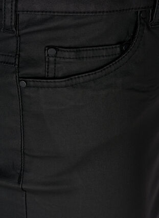 Coated skirt, Black, Packshot image number 2