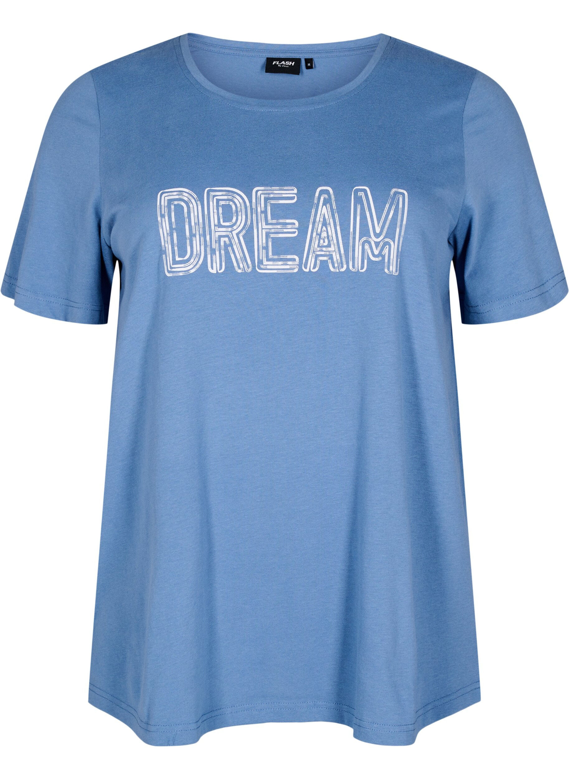Zizzifashion FLASH - T-shirt with motif, Light Blue, Packshot image number 0