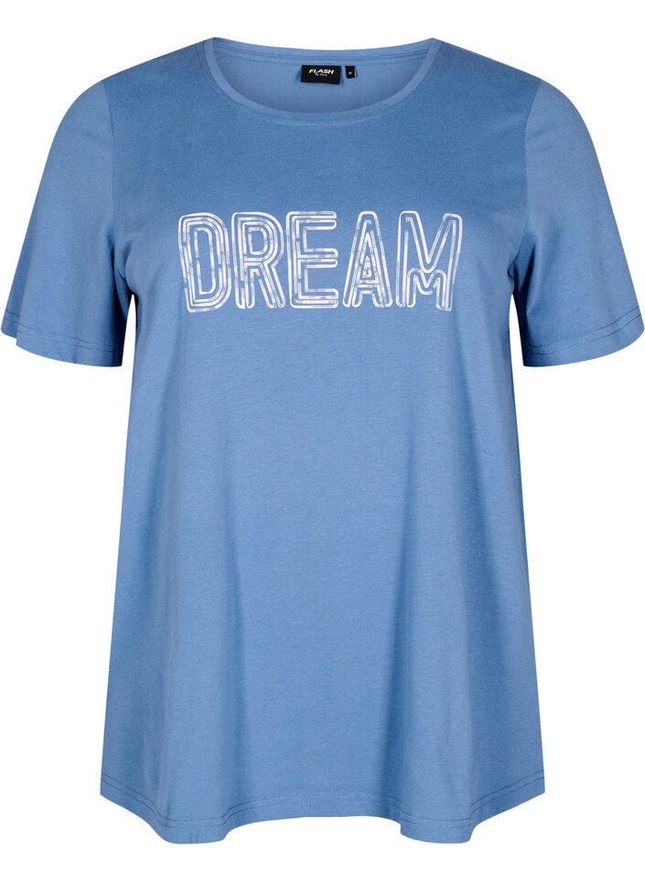 FLASH - T-shirt with motif, Light Blue, Packshot image number 0