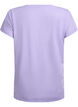 Solid-coloured workout T-shirt, Purple, Packshot image number 1