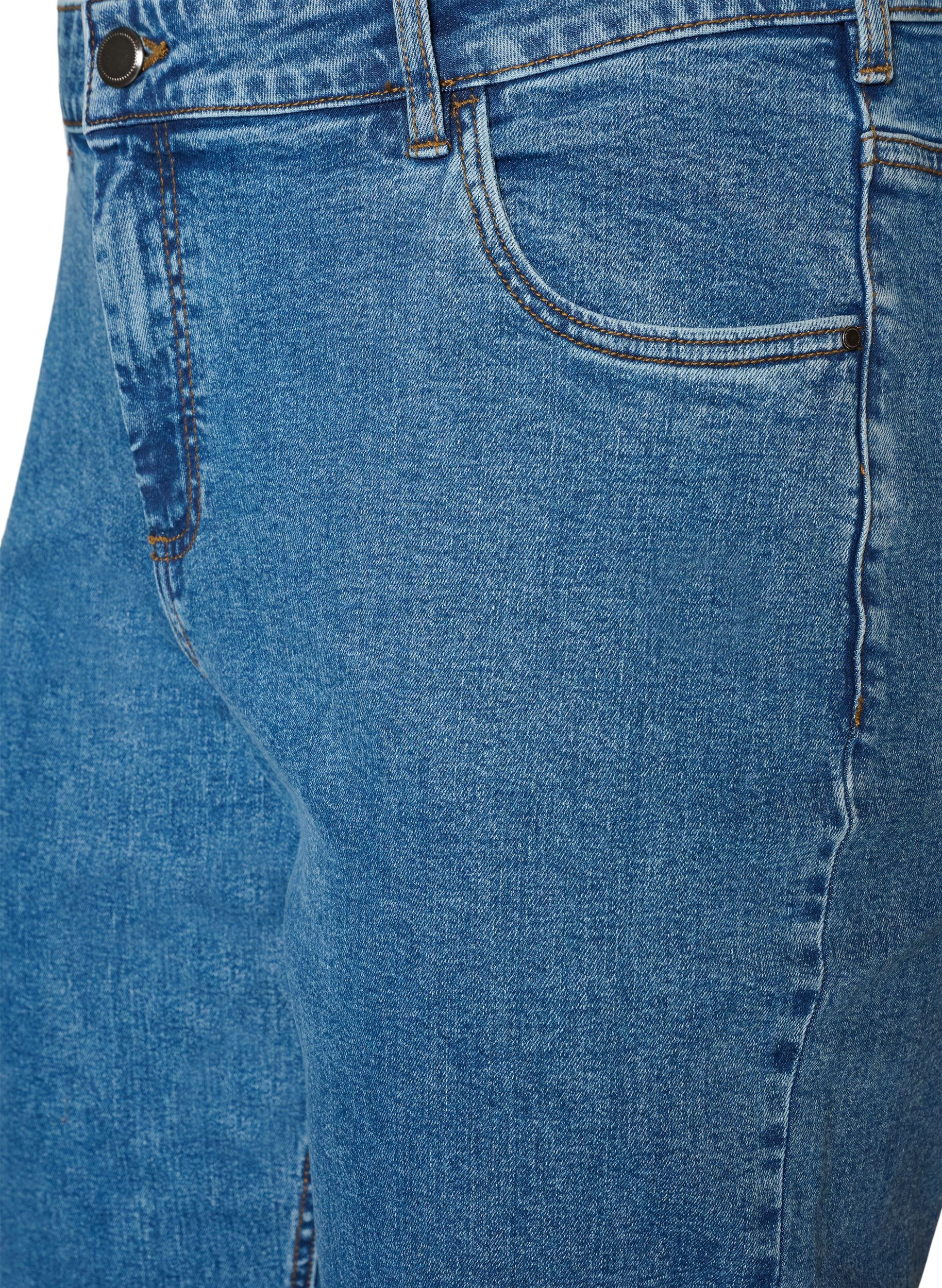 ZizzifashionCropped Vera jeans with a straight fit, Blue, Packshot image number 2