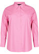 Loose long-sleeved shirt with stripes, Pink, Packshot image number 0