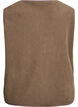 Teddy gilet with buttons and pockets, Brown, Packshot image number 1
