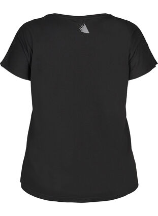 T-shirt with print, Black, Packshot image number 1