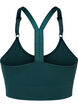 Seamless sports bra in ribbed material, Pine Grove, Packshot image number 1