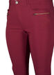 Close-fitting trousers with zipper details, Red, Packshot image number 2