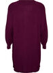 Short knitted dress with raglan sleeves and a centre seam, Red, Packshot image number 1
