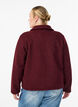 Short jacket with zipper, Dark Bordeaux, Model image number 2