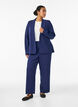Classic blazer with single button closure and pockets, Blue, Model image number 1