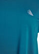 Long workout T-shirt, Petrol, Packshot image number 2