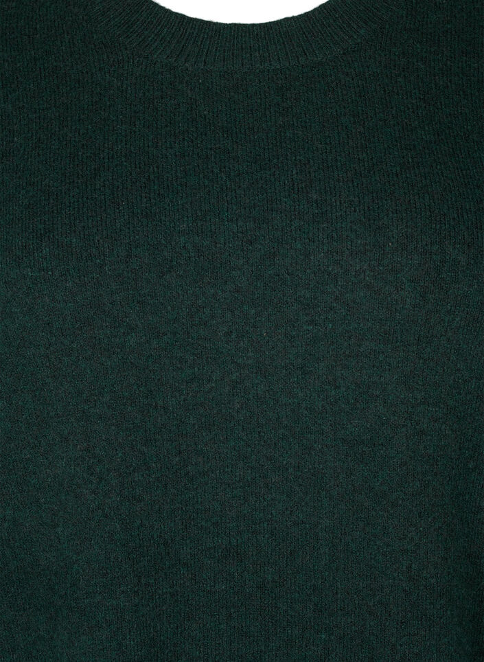 Knitted dress with a round neck and slit, Scarab Mel., Packshot image number 2