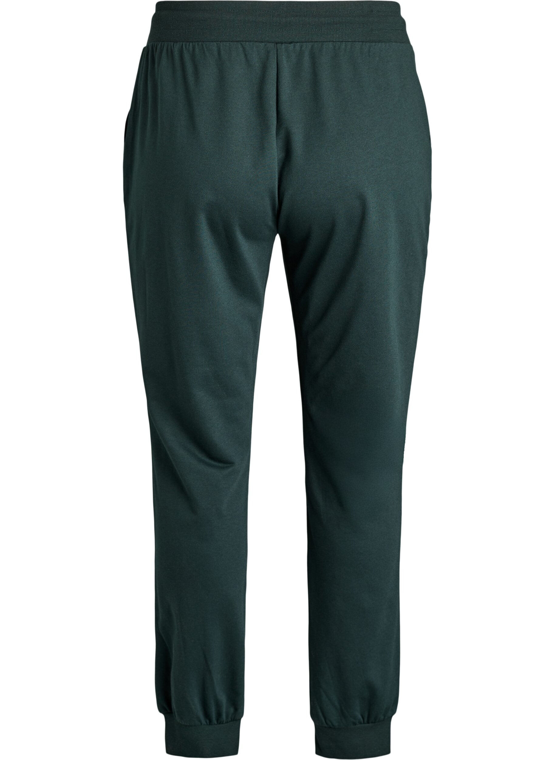 Zizzifashion Loose tracksuit trousers with pockets, Green, Packshot image number 1