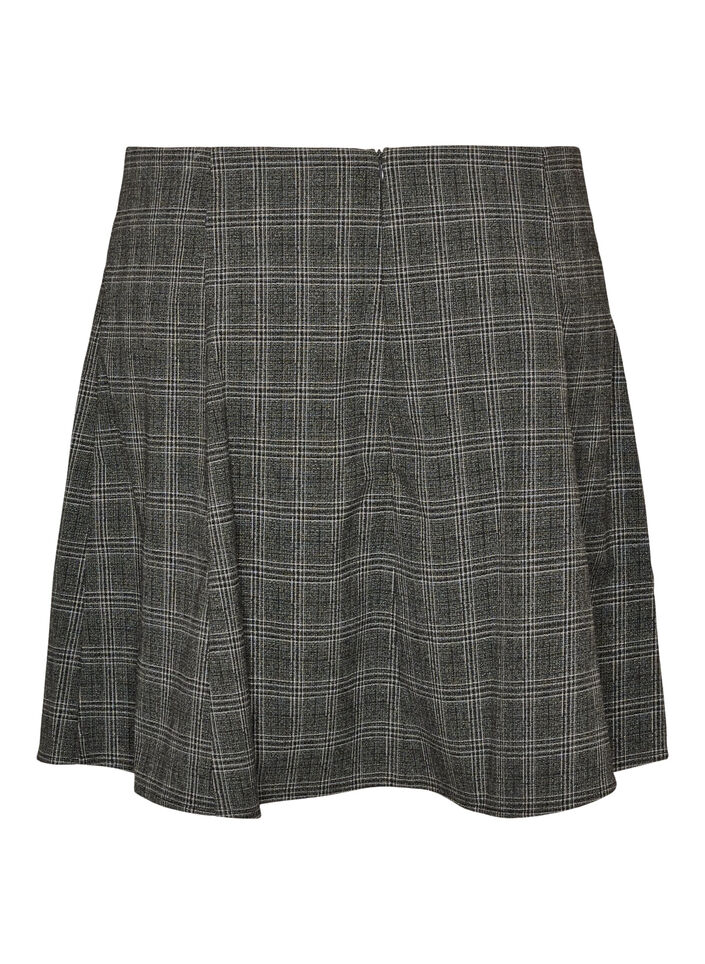 Short A-line skirt, Dark Grey, Packshot
