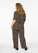 Loose viscose pants with pockets, Brown, Model image number 1