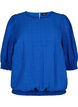 Smock blouse with lyocell (TENCEL™), Strong Blue, Packshot image number 0