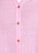 Cotton shirt blouse with V-neck, Pink, Packshot image number 2