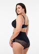 Shaping briefs in microfibre with a super high waist, Black, Model image number 2