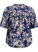 Blouse with print and 1/2 sleeves, Blue, Packshot image number 1