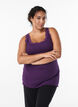 Top with lace trim, Purple, Model image number 0