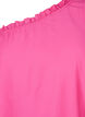 One-shoulder blouse in viscose, Pink, Packshot image number 2