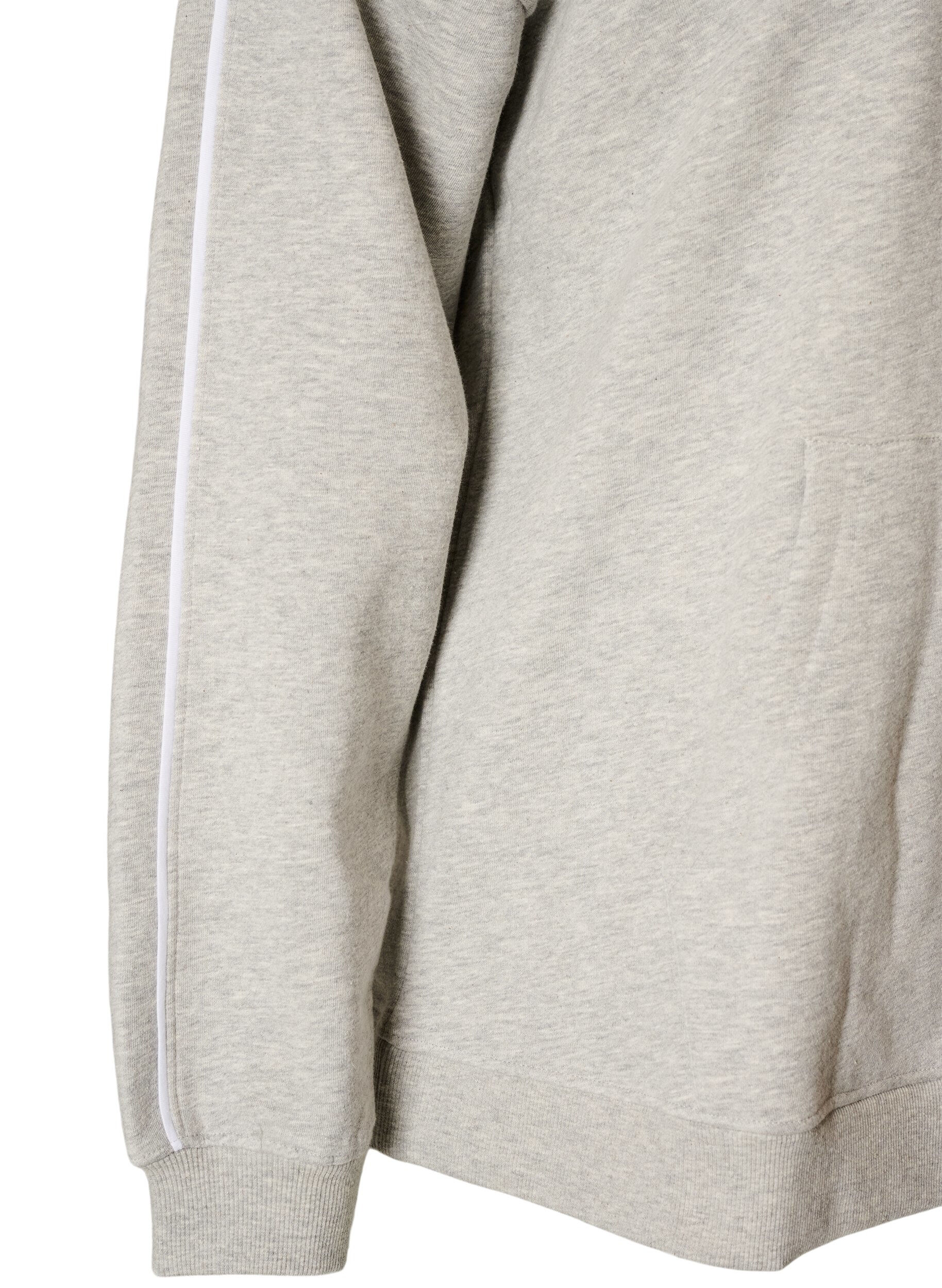 ZizzifashionHoodie with embroidered motif, Grey, Packshot image number 4