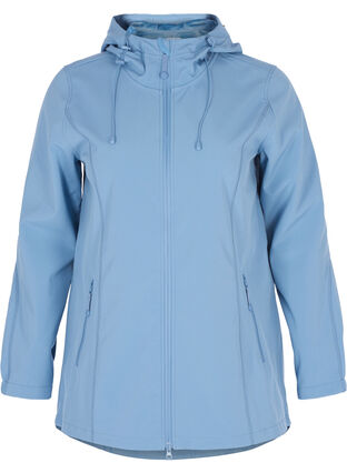 Softshell jacket, Blue Shadow, Packshot image number 0