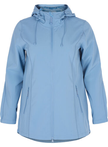 Softshell jacket, Blue Shadow, Packshot image number 0