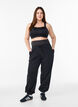 Sweatpants with a wide waistband, Black, Model image number 1