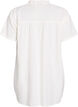 A-shaped tunic with short sleeves and buttons, Vanilla, Packshot image number 1