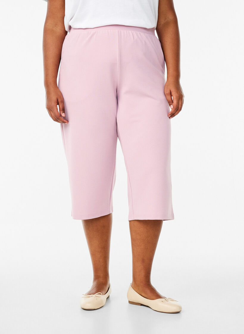 High-waisted knickers with a loose fit, Red, Model image number 2