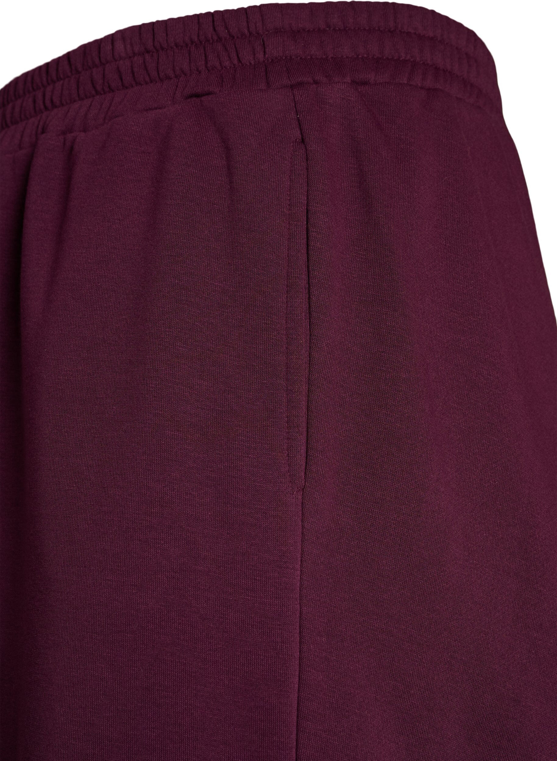 ZizzifashionHigh-waisted sweatpants with wide legs, Purple, Packshot image number 2