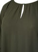 Viscose tunic with 3/4 sleeves, Green, Packshot image number 2