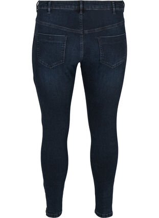 Slim fit cropped Emily jeans, Blue black denim, Packshot image number 1