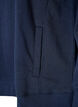 Sweatshirt with high collar and pockets, Blue, Packshot image number 3