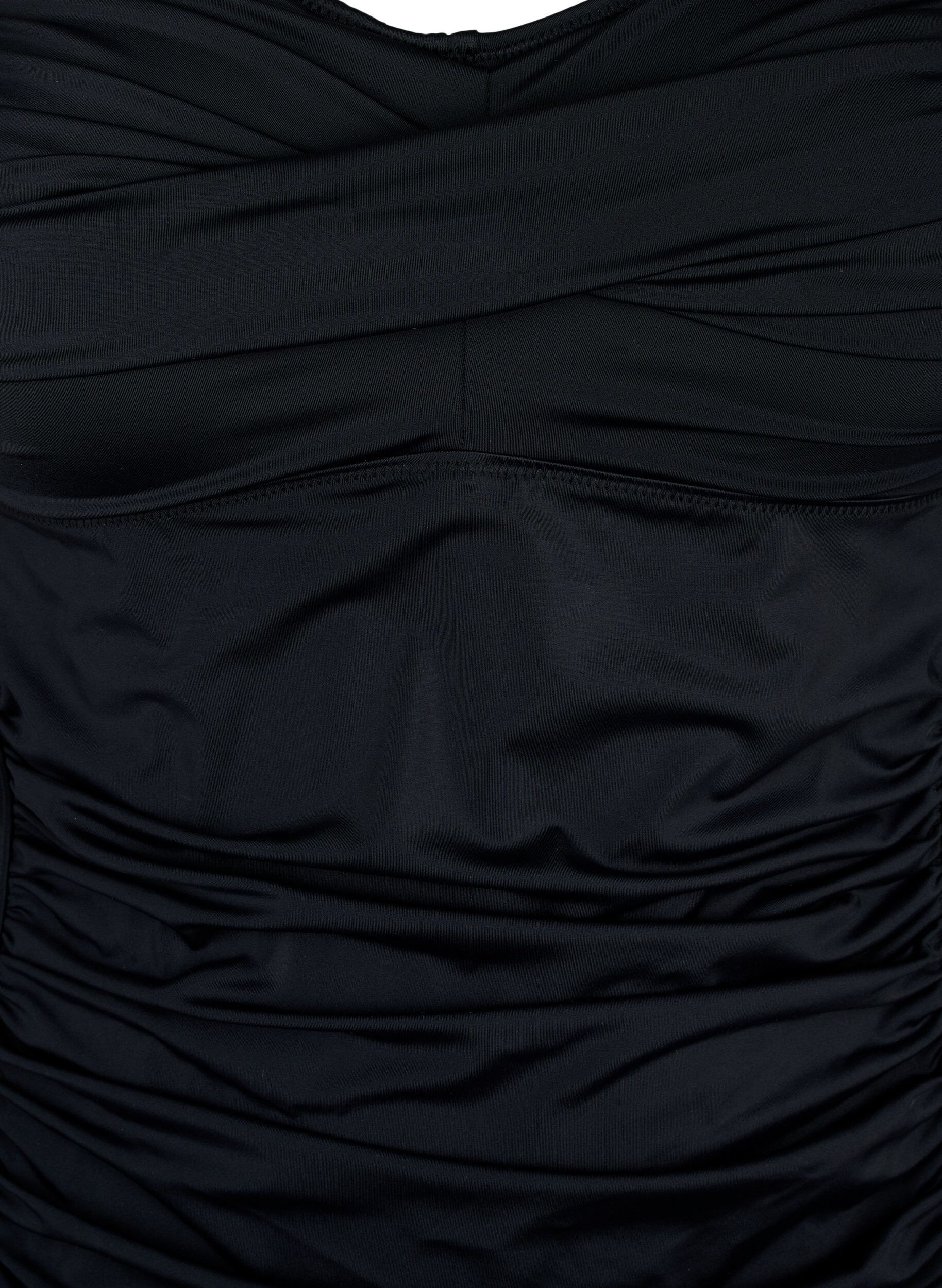 Zizzifashion Tankini with draping, Black, Packshot image number 2