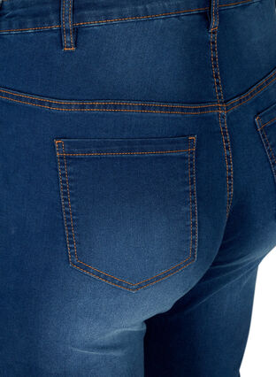 Bootcut Ellen jeans with a high waist, Blue denim, Packshot image number 3