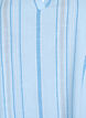 Short cotton dress with striped pattern, Light Blue, Packshot image number 2