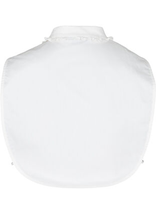 Loose collar with ruffles, Bright White, Packshot image number 1