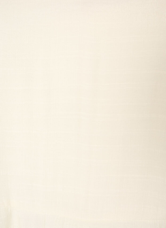 Blouse with 3/4-sleeves and ruffle details, Vanilla, Packshot image number 2