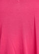 Short-sleeved t-shirt with v-neck, Pink, Packshot image number 2