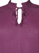 Viscose blouse with peplum, Purple, Packshot image number 2