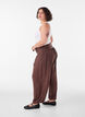 Loose-fitting harem trousers, Brown, Model image number 2