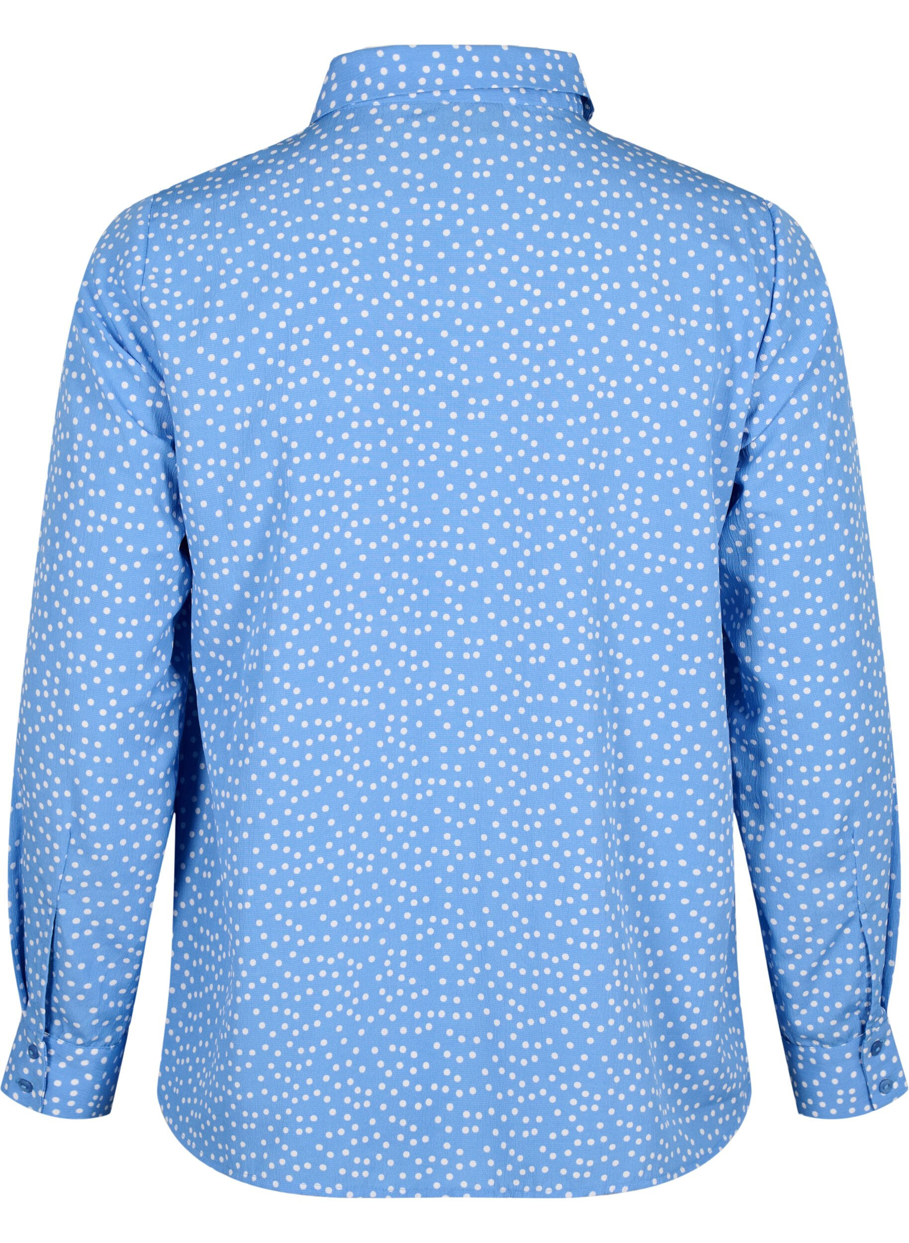 Zizzifashion FLASH - Shirt with dots, Marina White Dot, Packshot image number 1